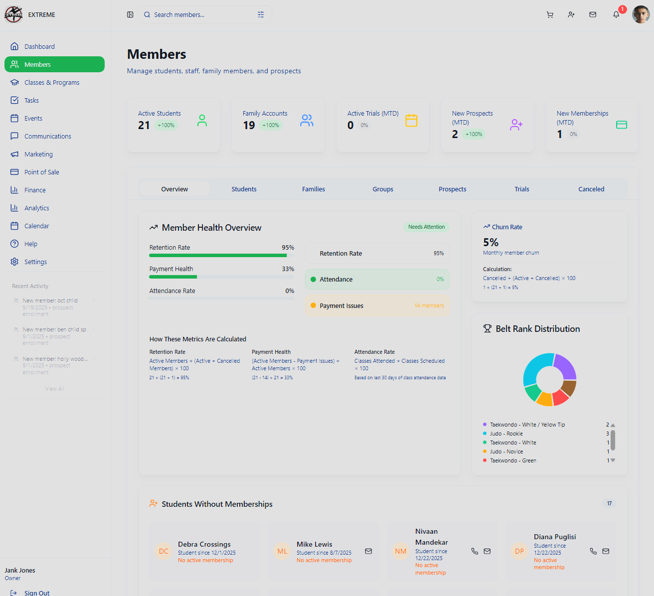 Members screenshot